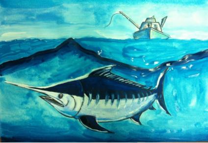 儿童画创意画鱼,儿童绘画鱼创意画