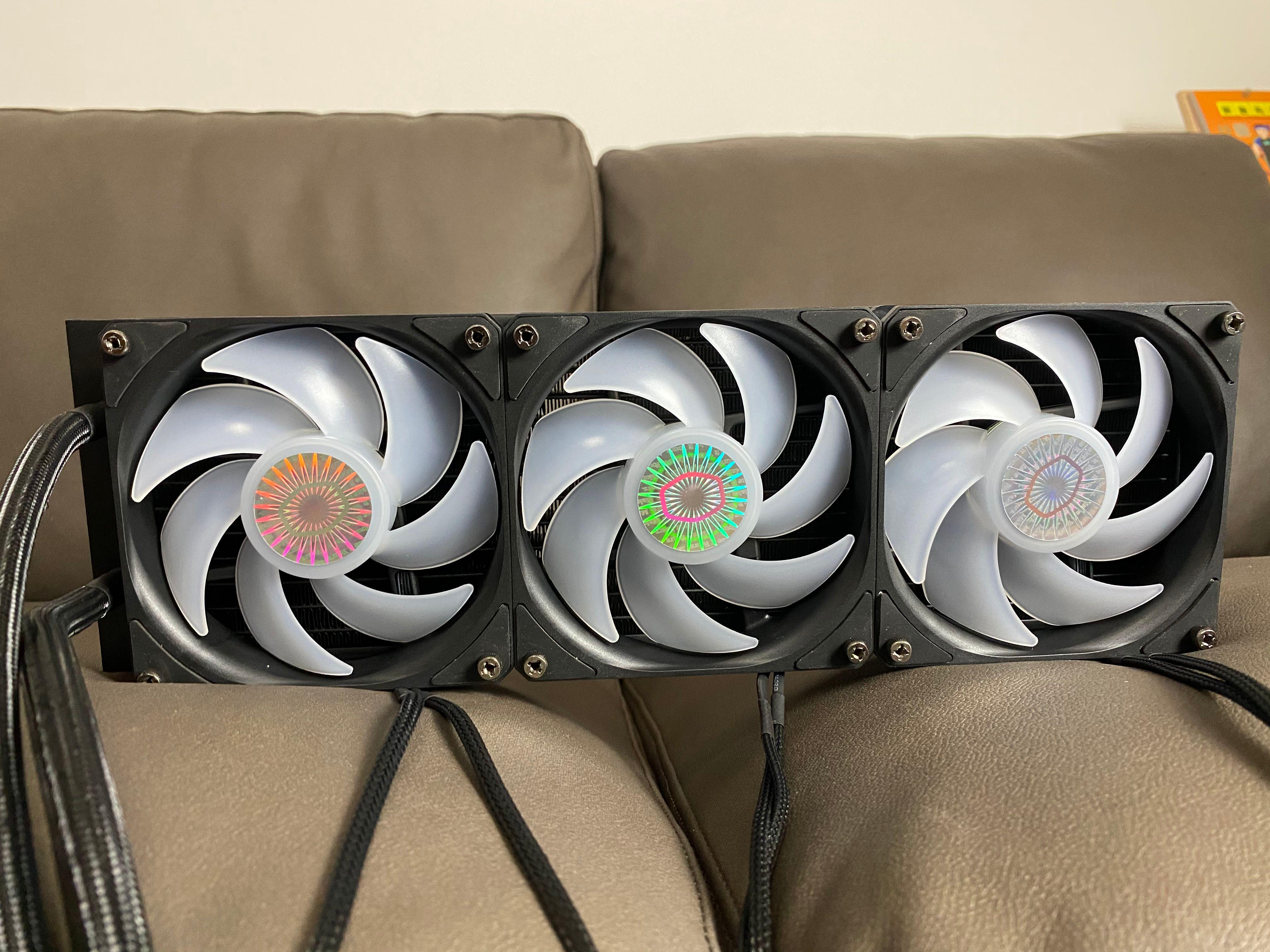 冰神b360水冷散热器评测,amd水冷