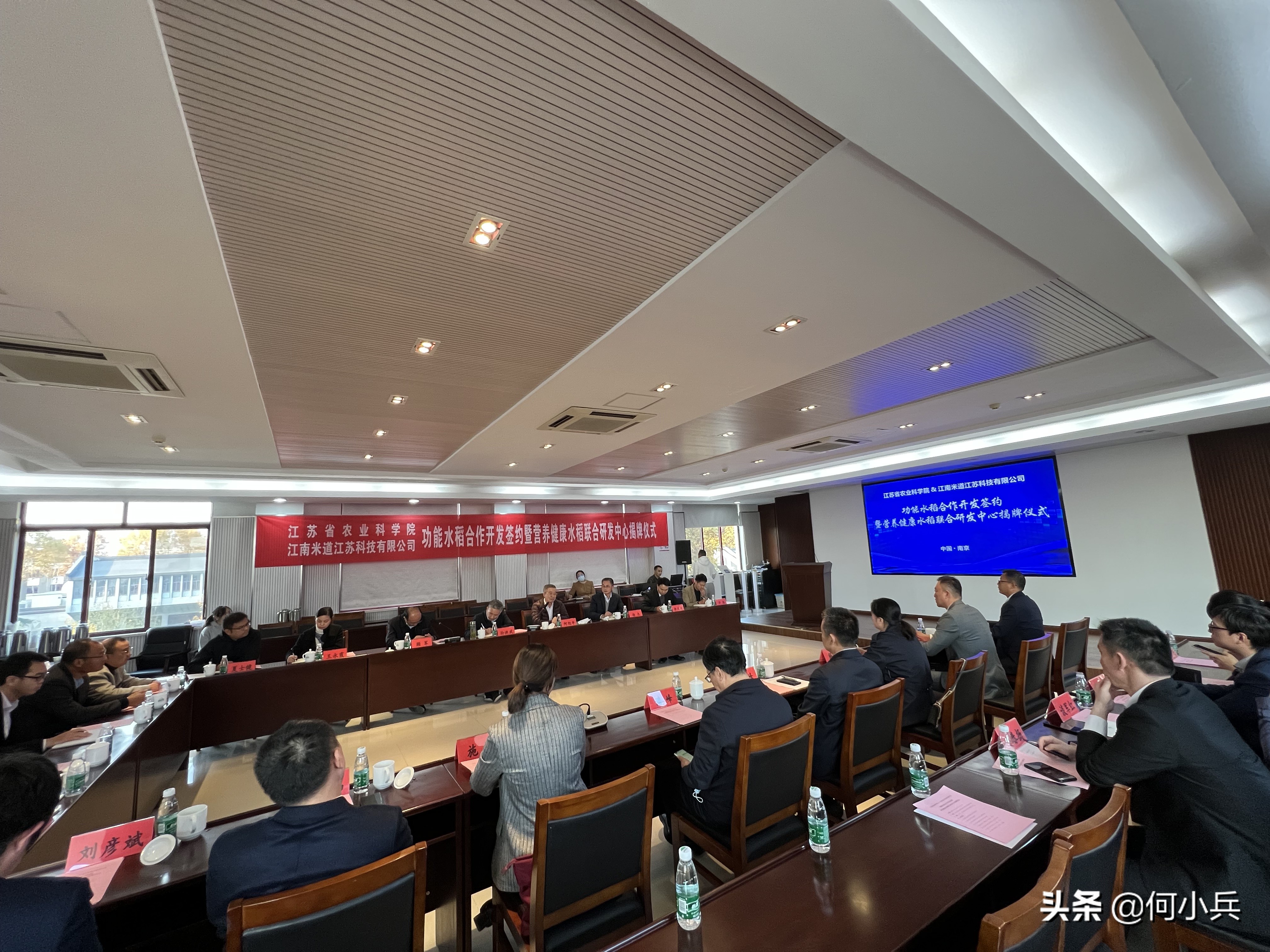 宜兴粮食生产项目与江苏省农科院“攀亲”江南米道功能大米来了