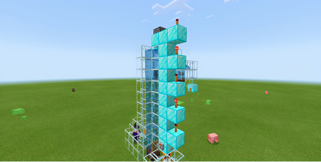 我的世界黑科技防御塔建造,十倍奉还