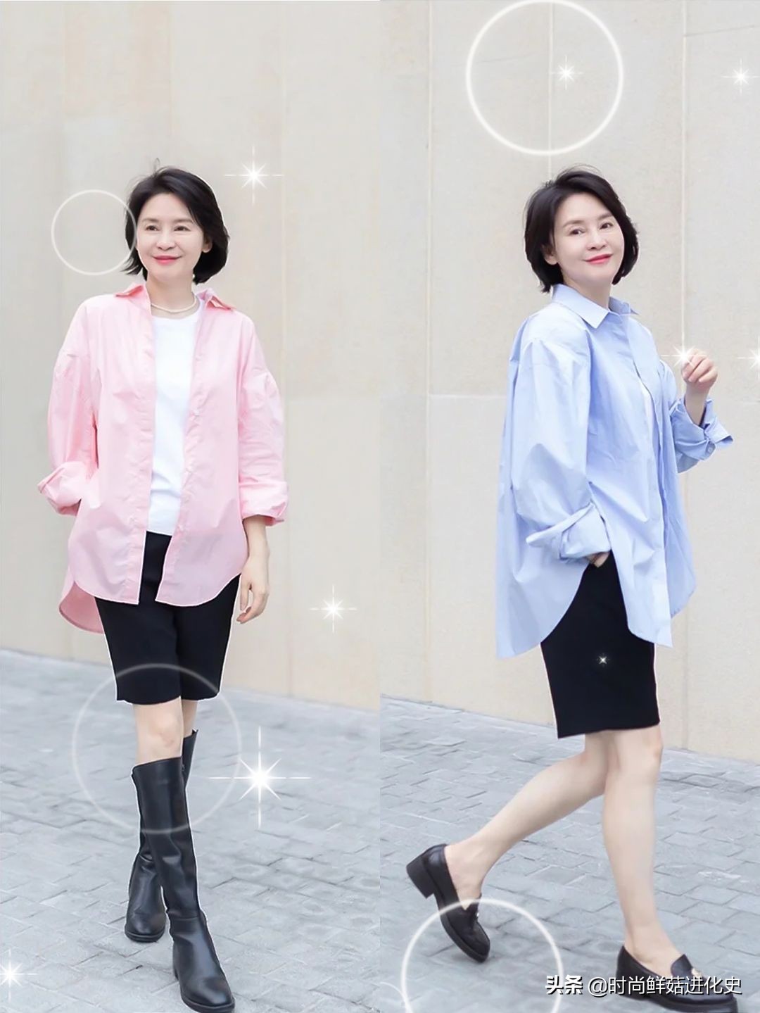 25岁时尚休闲外套洋气减龄,40-50岁减龄穿搭外套