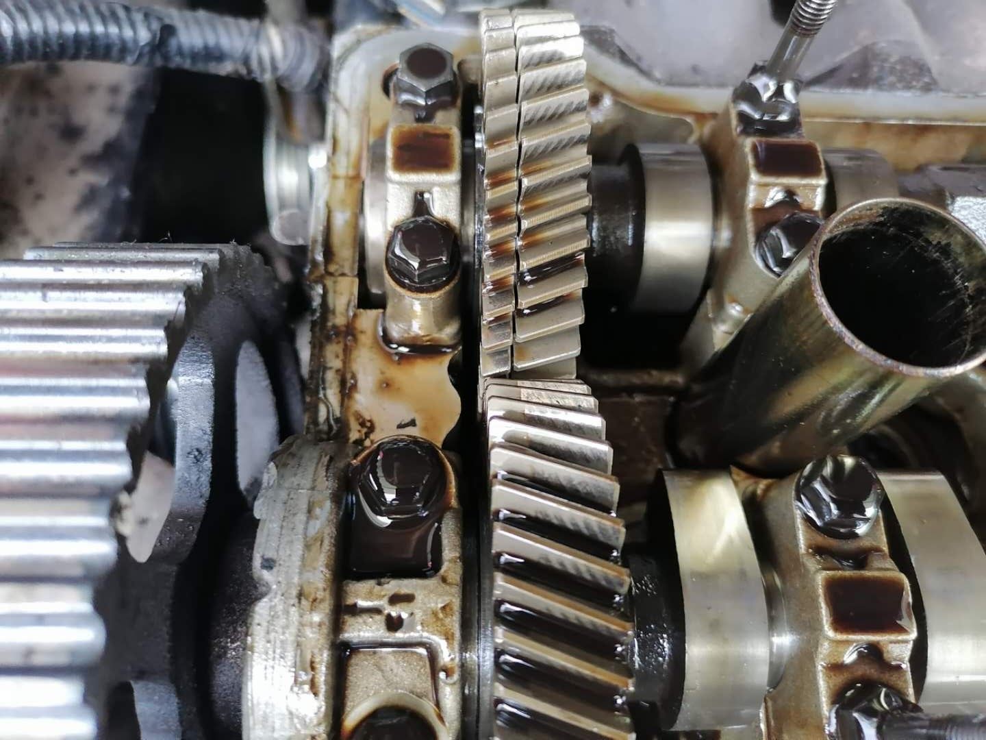 发动机漏油损伤皮带,发动机皮带断裂堵塞油底壳