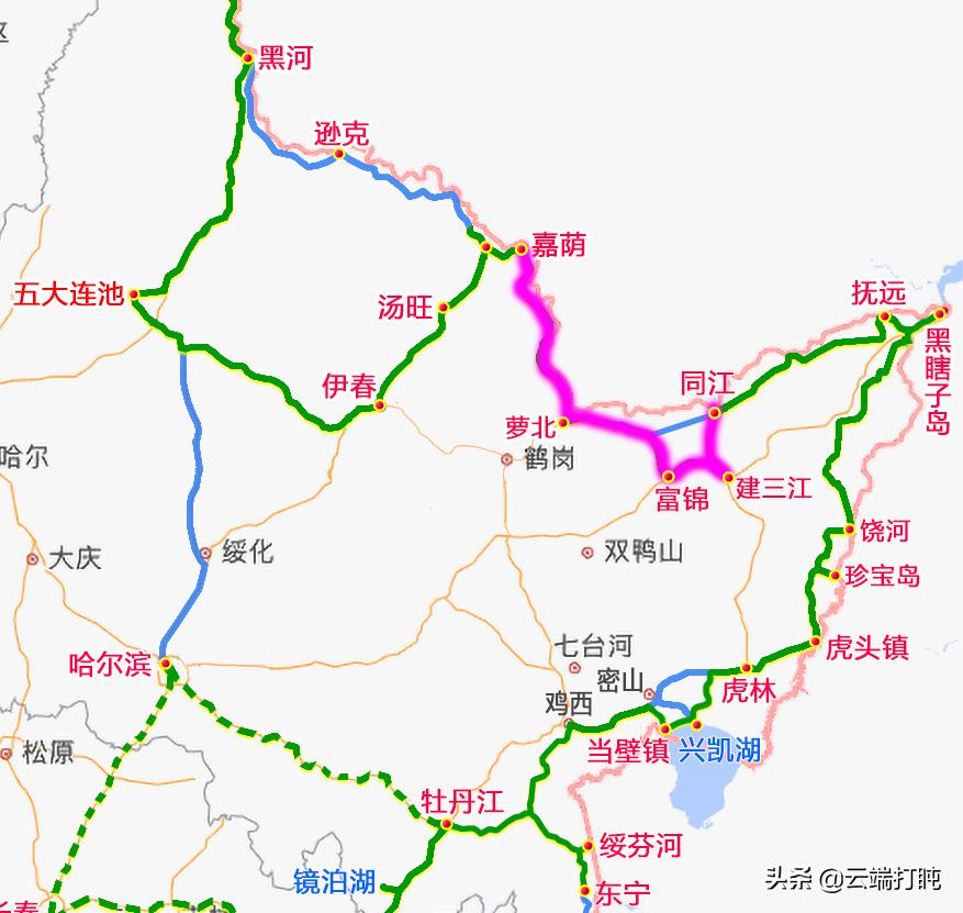 东北三省自驾大环线详细路线图,东北大环线自驾游记