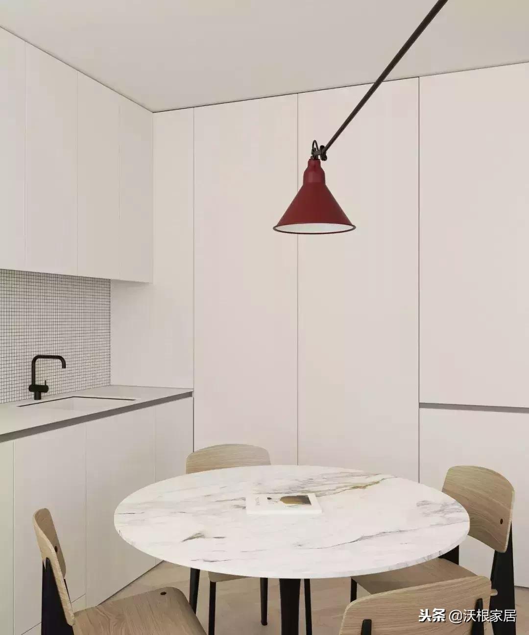 主卧依旧延续极简的设计风格,13平主卧设计高级感