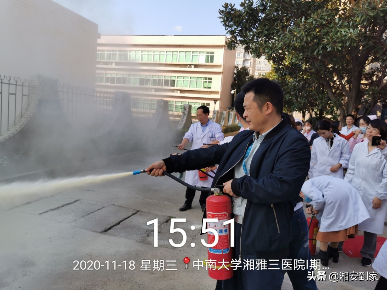 中南大学湘雅三医院消防培训、安全演练,筑牢医院“防火墙”