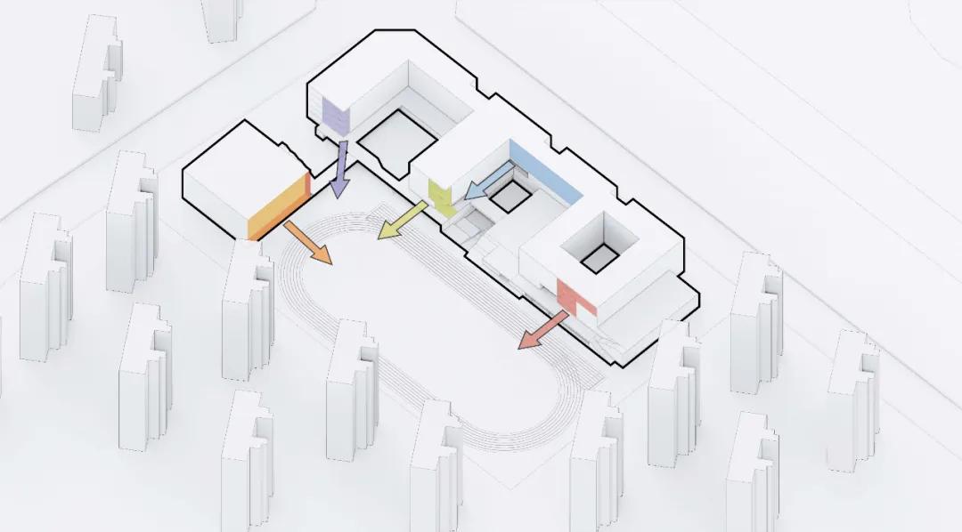 多维度的空间体系——东北英才教育集团第一中学/霍普股份