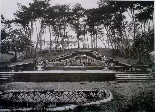 100年前中国风景建筑老照片,两亿多年前的景观