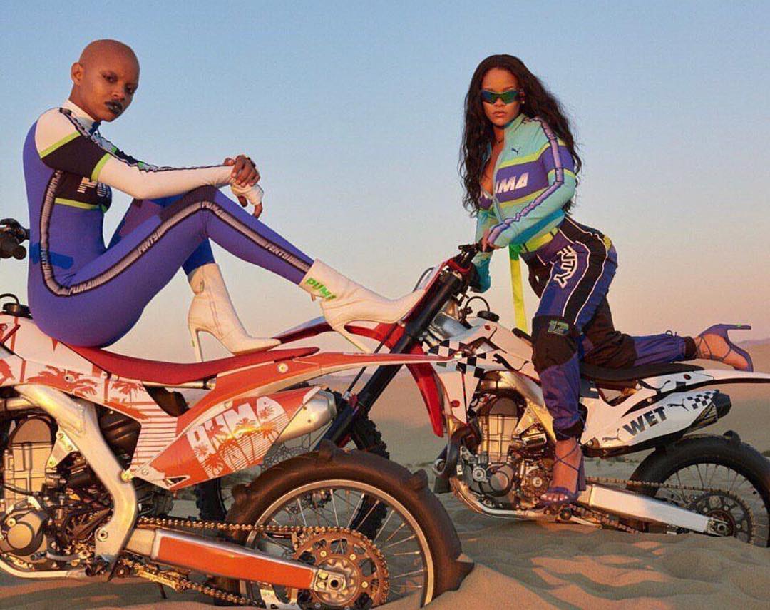 puma鞋蕾哈娜跟普通的有什么区别,puma蕾哈娜松糕鞋黑色发绿