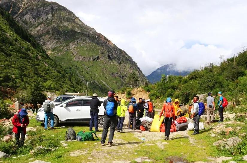贡嘎山的徒步,贡嘎雪山大环线徒步游记