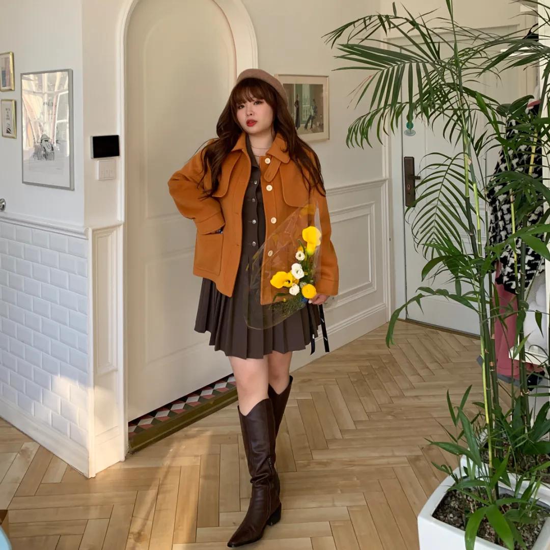 胖mm大码女装推荐内搭,大码胖妹妹穿搭店铺推荐