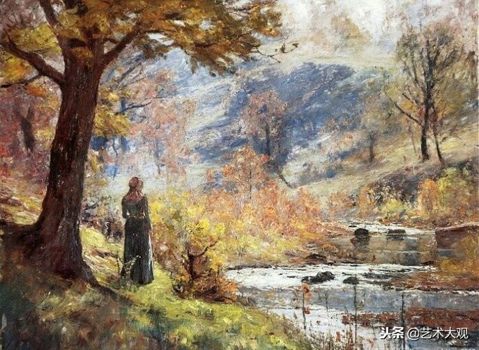 扎伊努林画家风景油画作品欣赏,美国油画家史蒂夫索杰风景画欣赏