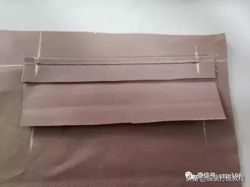 西服口袋制作详细步骤,西服口袋盖的裁剪方法