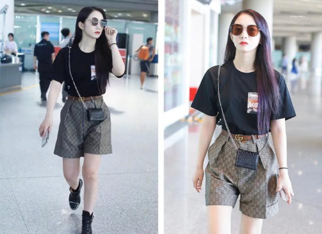 梨形身材高腰中腿裤,爸爸裤子直筒小个子