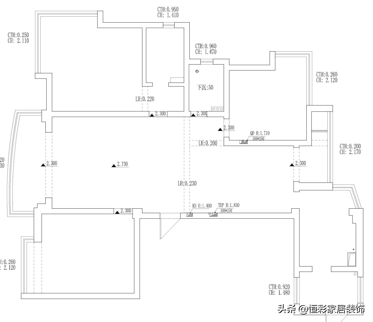 新洲140平米小户型装修,新洲复式两层装修45平小户型