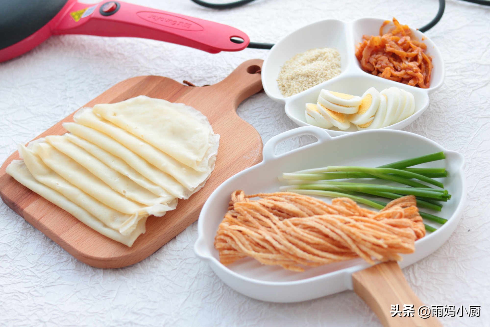 想吃煎饼不用买，在家自制5分钟烙10个，美味又下饭，全家都爱吃