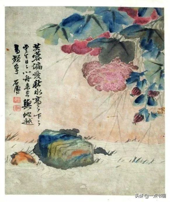 清代画家沈振麟花鸟动物作品欣赏,清代名家山水工笔画作品欣赏