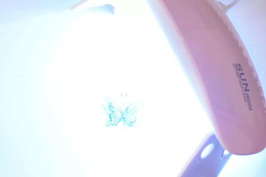 热缩片蝴蝶制作教程,热缩板耳环制作教程