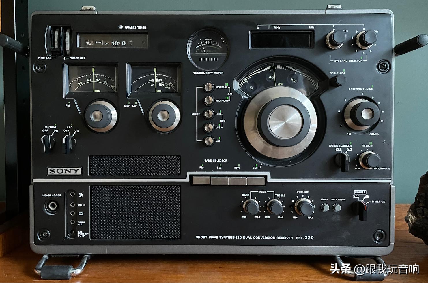 索尼经典全波段收音机,索尼八十年代
