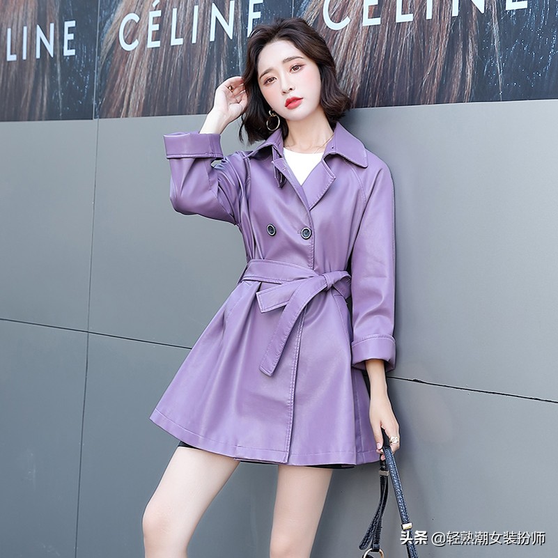 秋冬流行的皮衣外套,搭配简单又帅酷,随便一披,让你魅力挡不住