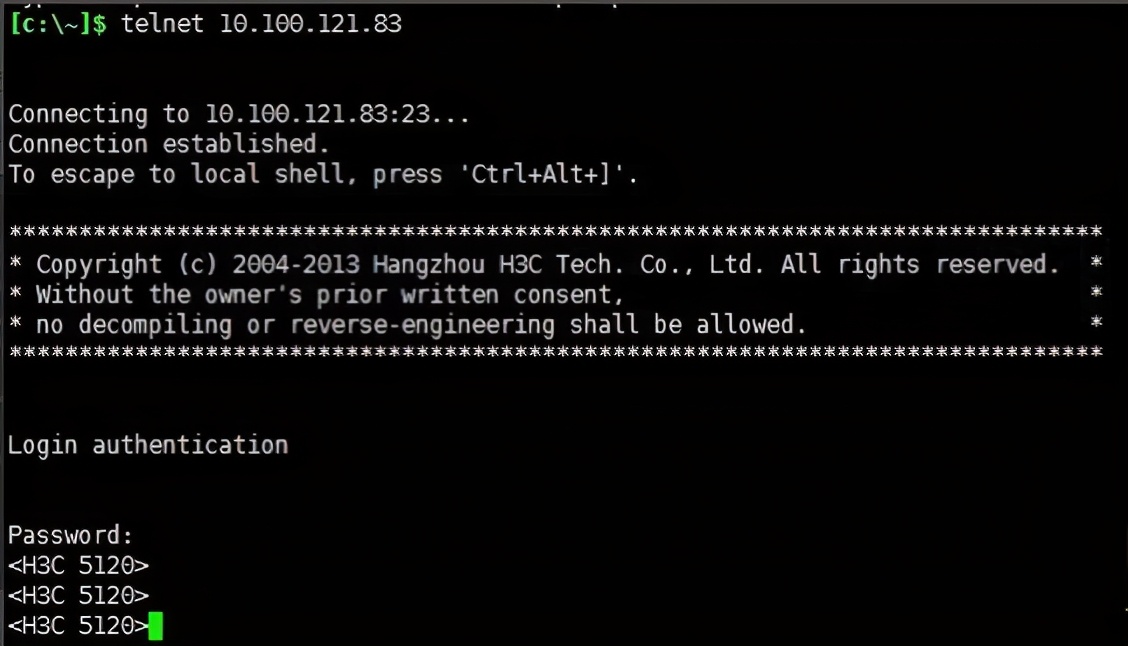h3c远程登录用ssh还是telnet,h3c实现telnet远程登录的步骤