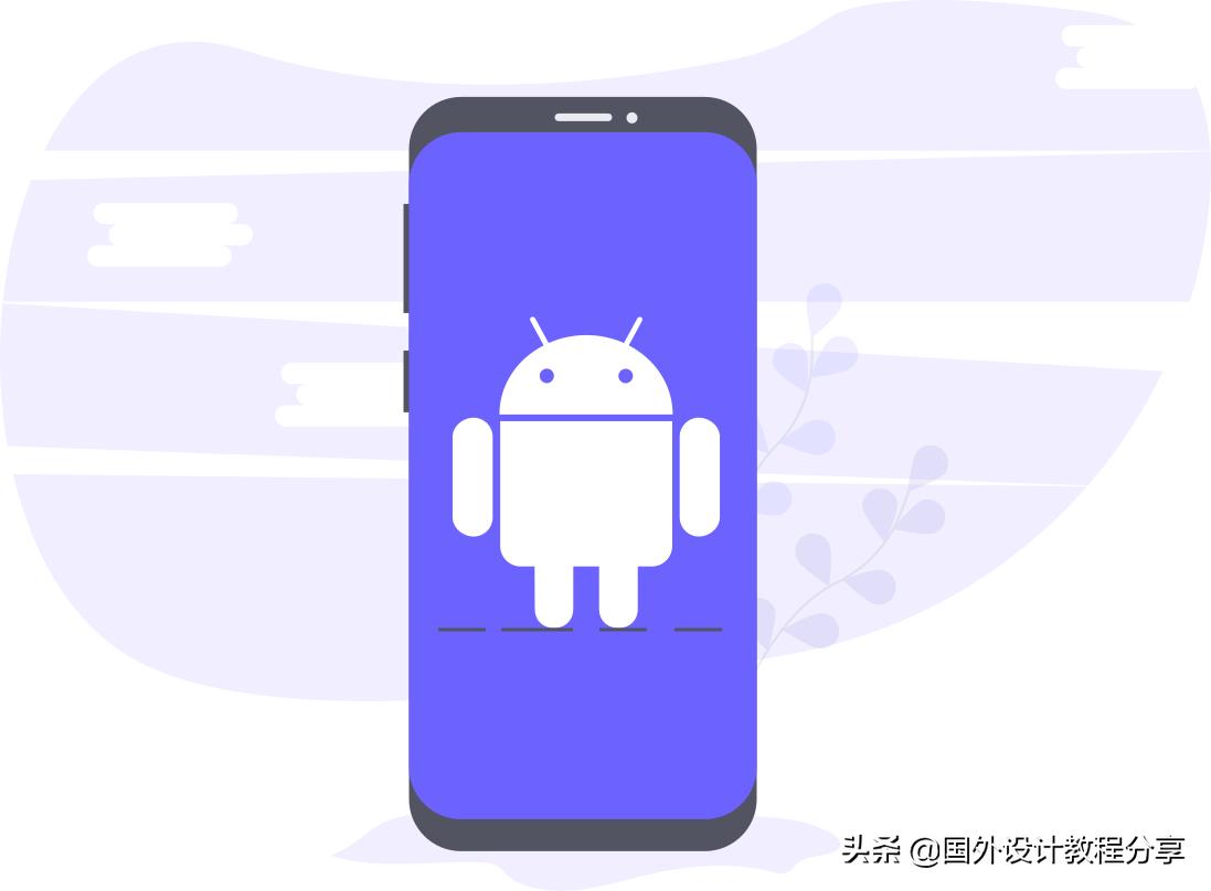 扁平矢量插画色彩教程,扁平矢量家具插画