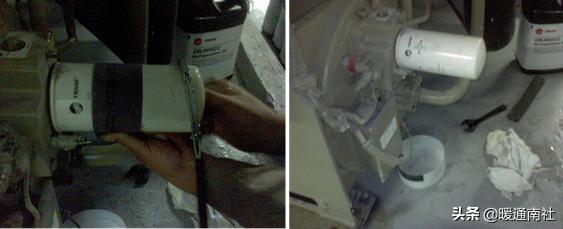 特灵cvgf500,特灵机组取油检验