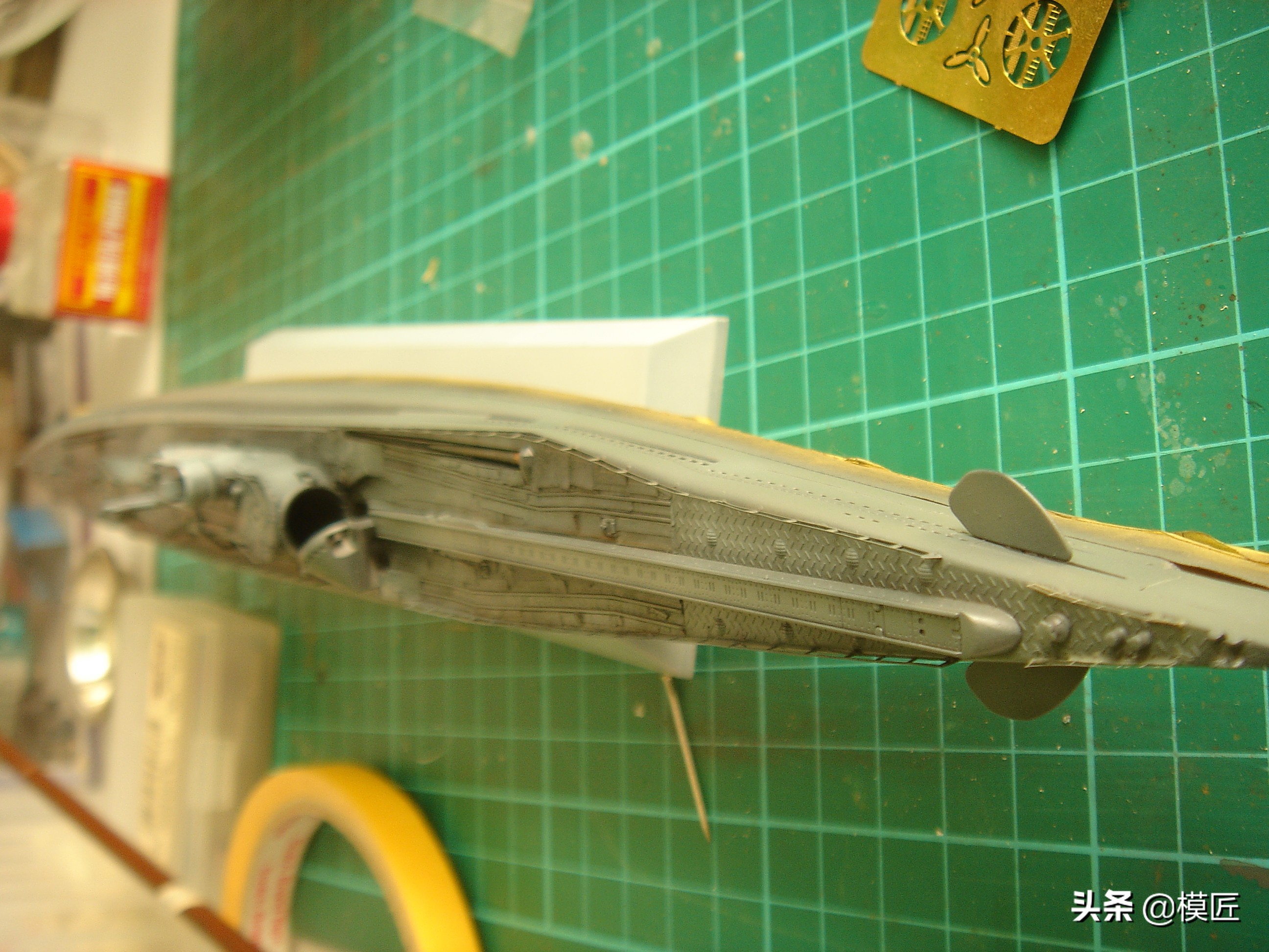 藏着飞机的二战奇葩日本潜艇伊400|模型制作手记