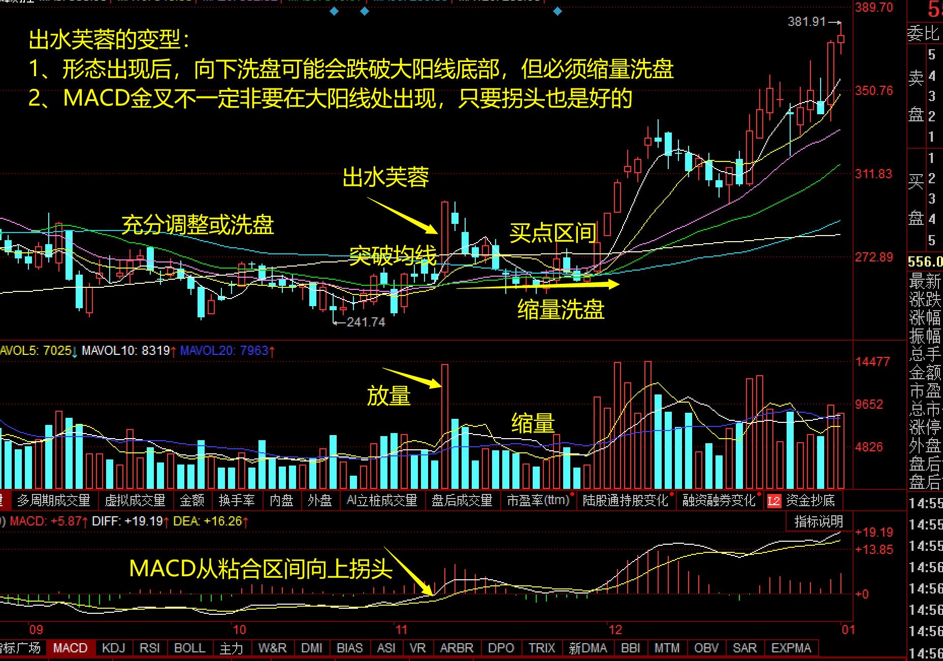 财经干货股票分析,股票出现出水芙蓉形态能涨多少
