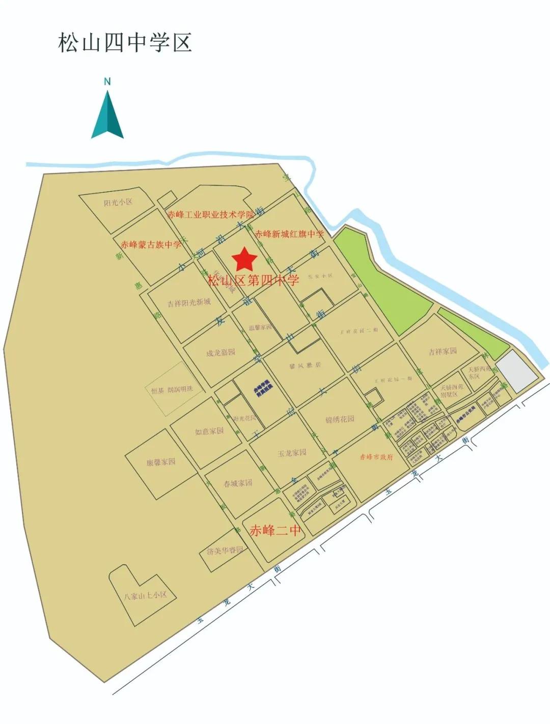 松山区2024年学区划分,松山区中学区划分图