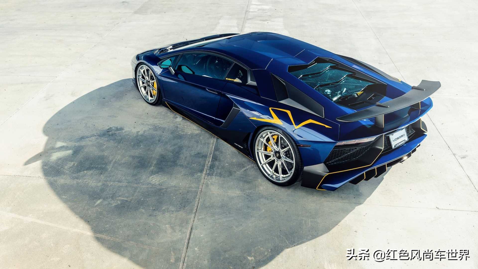 兰博基尼aventadorsvj红色,兰博基尼