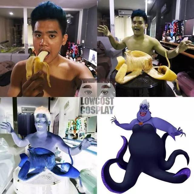 泰国胖小哥cosplay模仿,泰国小胖哥搞笑视频