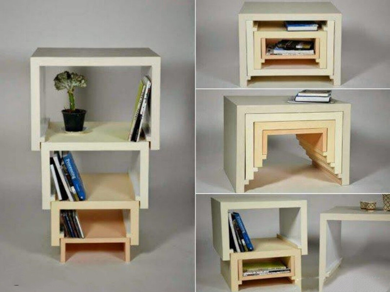 小户型用折叠家具是将就？这些创意折叠家具却让小户型高级感十足