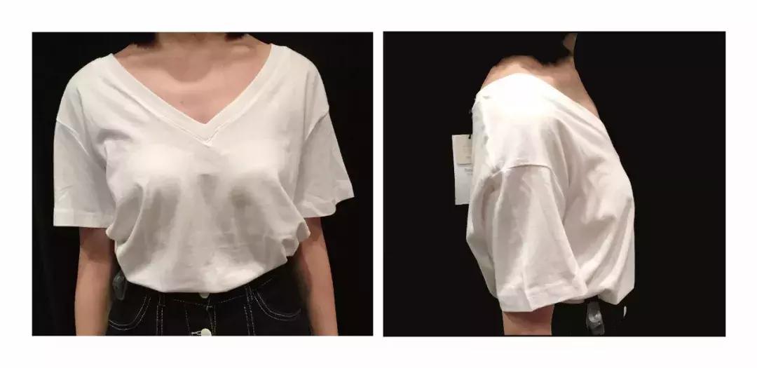 真人试衣间丨大胸小胸穿同一件T恤差别竟然这么大？！