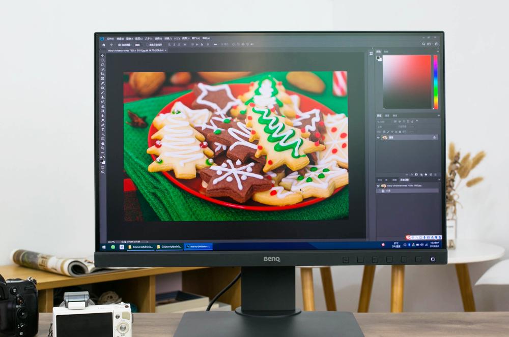 明基sw240的10bit是原生的吗,明基sw240显示器偏绿
