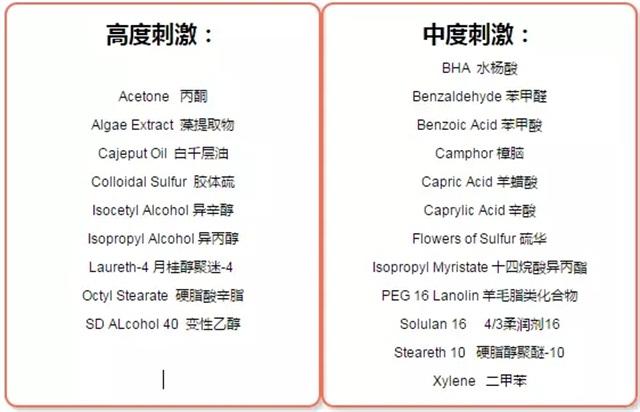 敏感肌不能用什么成分的护肤品,敏感肌不可以用哪些成分的护肤品