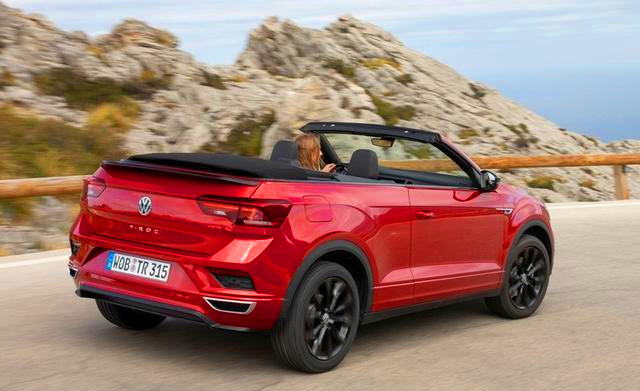 敞篷版大众t-roc这也太浪漫了吧,海外版全新大众t-roc曝