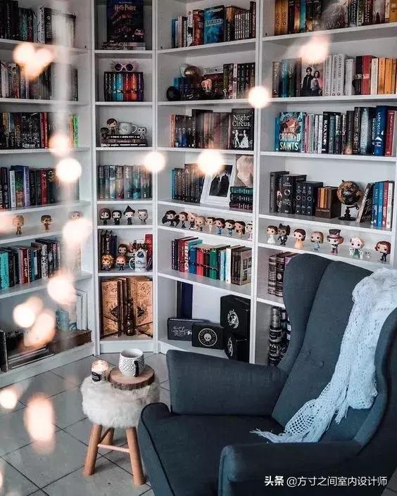 50平米古风大书房设计,100个绝美书房设计