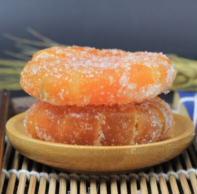 桔饼的传统制作,桔饼果子正宗