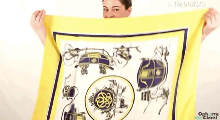 爱马仕丝巾绑法视频,爱马仕丝巾怎么绑好看