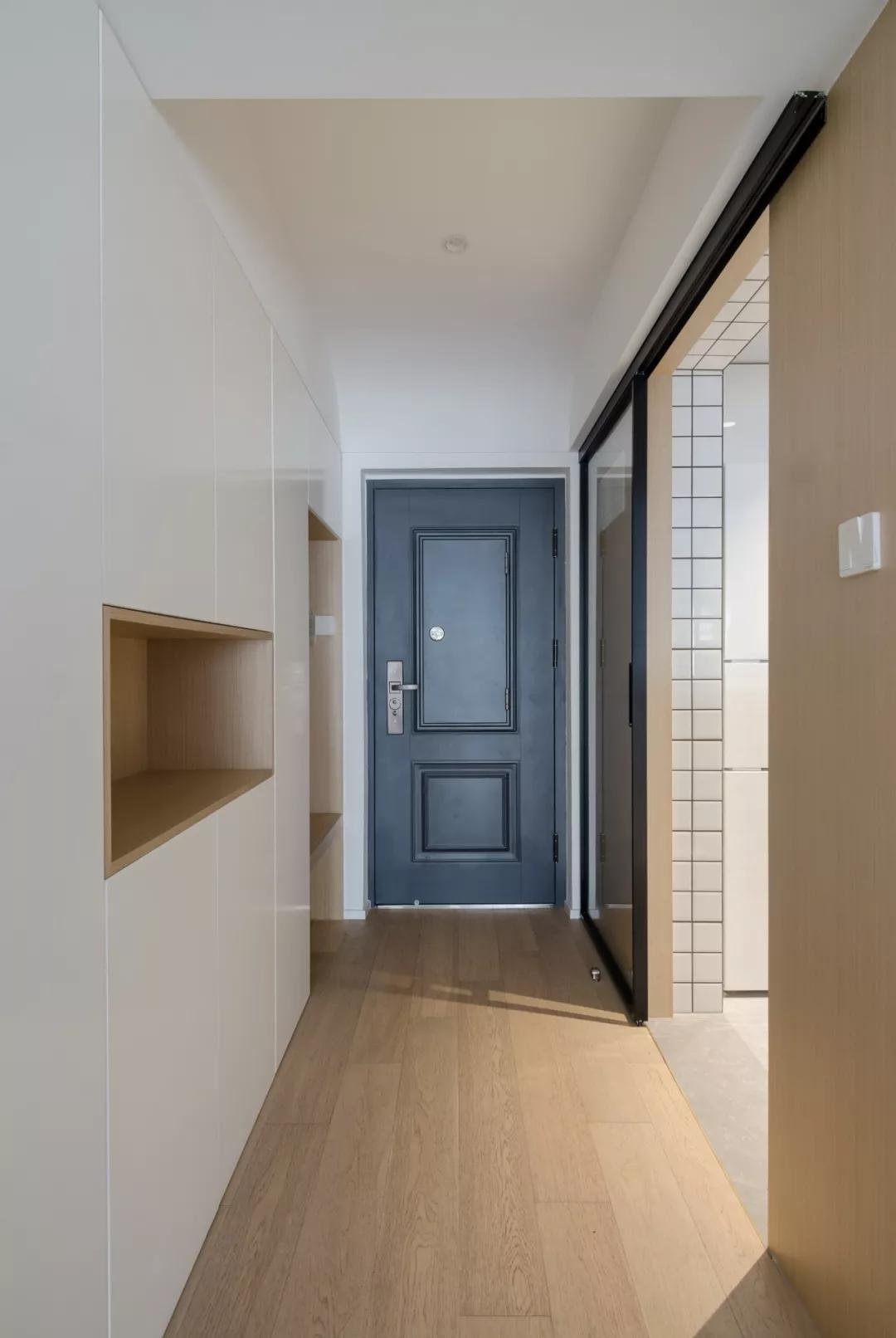 68平小户型一室一厅带衣帽间,茶室衣帽间一体小户型