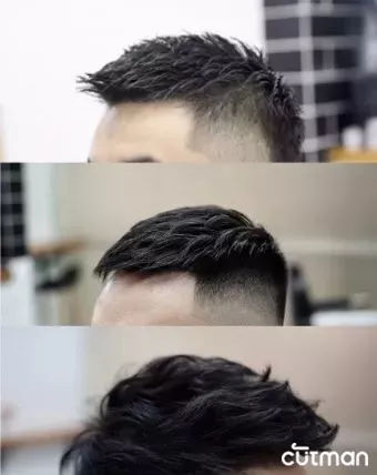 如何用发蜡弄个发型教程图解,各种发型发蜡使用方法图解