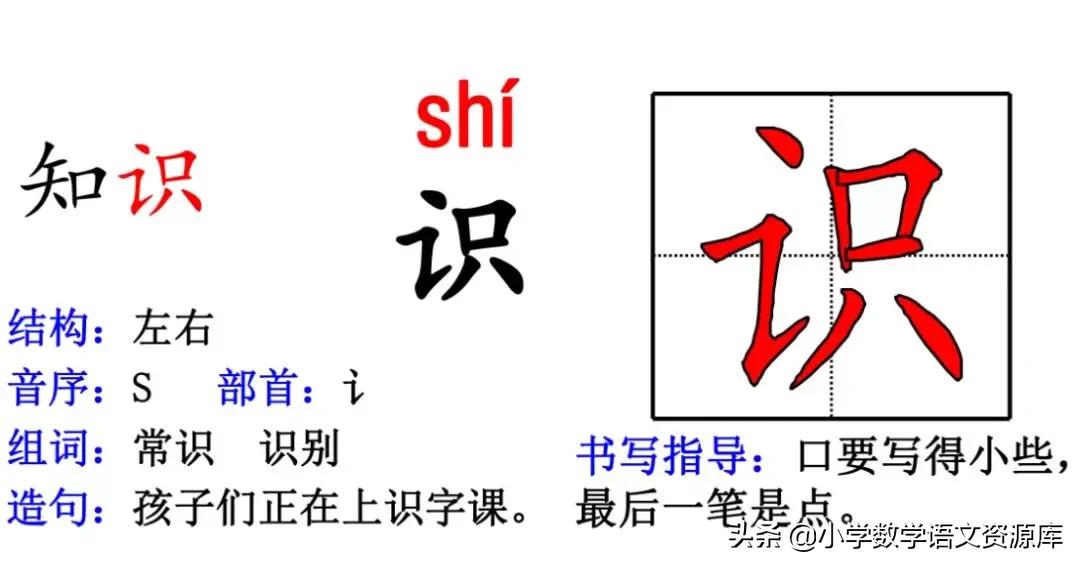 二年级上册生字部首组词造句表格,二年级上册生字偏旁部首造句