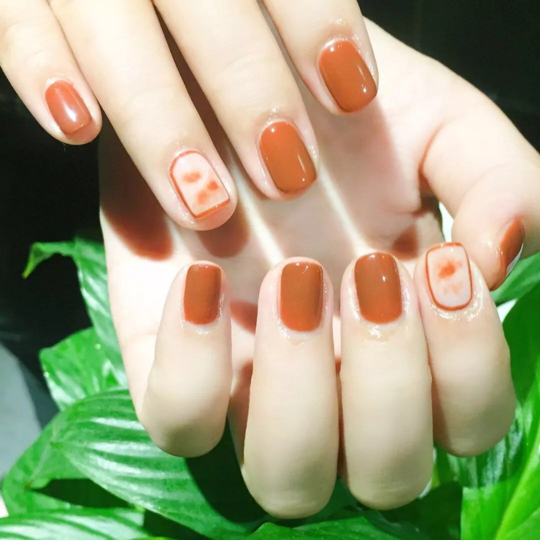 包边拼色美甲做法,美甲包边教程完整版