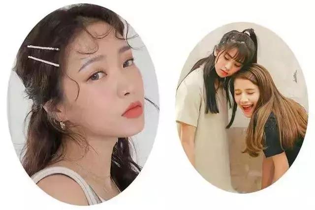 发卡这样戴发型蓬松又好看,时尚发箍怎么戴好看可以遮白发