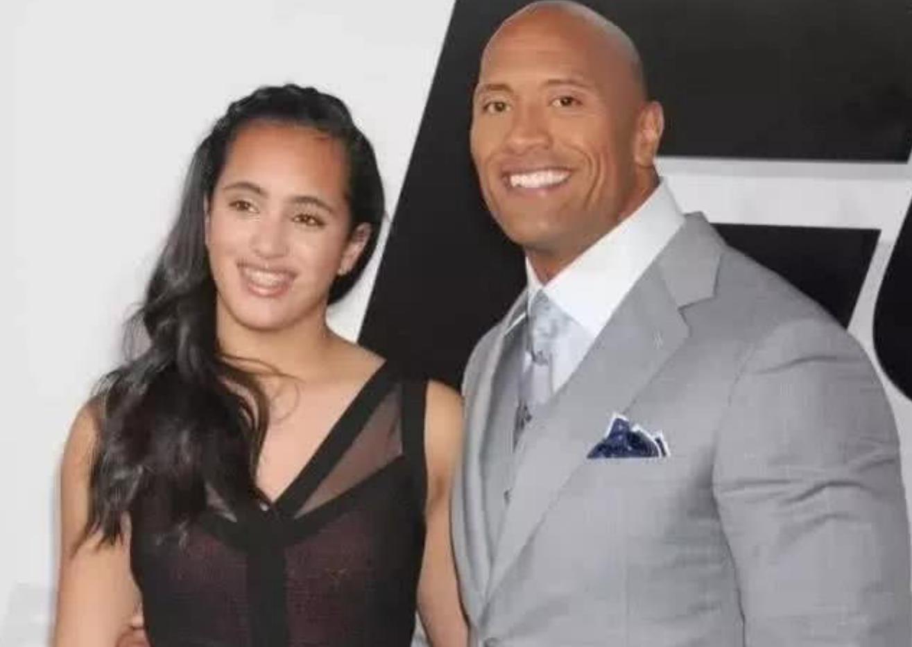 强森大女儿和小女儿,有一种基因叫贾静雯女儿