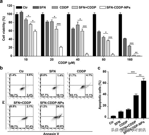 国家纳米中心ACSNano：耗竭谷胱甘肽以恢复顺铂化学敏感性
