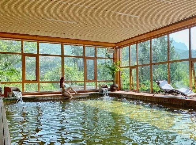 北京私汤温泉民宿攻略,北京温泉民宿小院4人