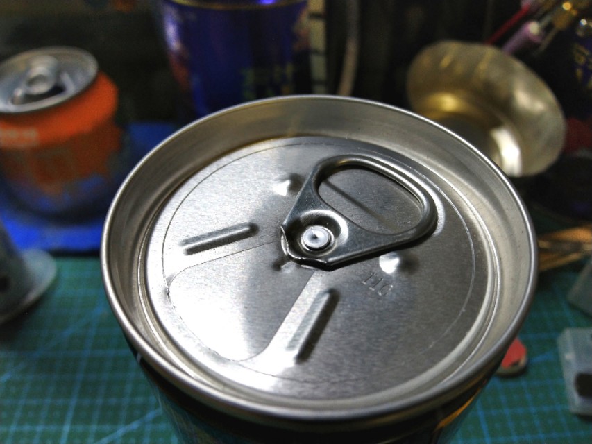 椰子汁罐制作酒精炉,自己制作猛火酒精炉