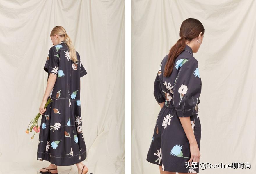 leemathews2021春夏,经典复古的条纹波点碎花