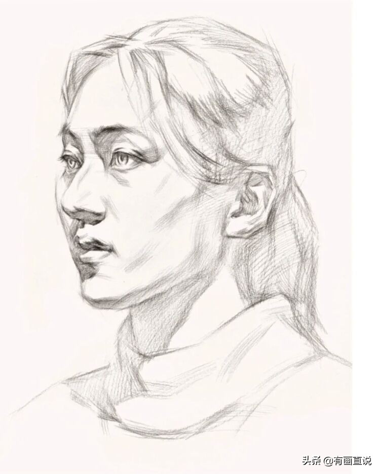 素描绘画中你容易忽略的细节，衬布和衣服的刻画，分享课程素材